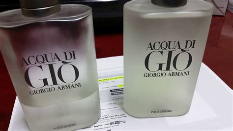 giorgio armani fake vs original|Counterfeit Giorgio Armani Acqua Di GIO .